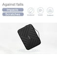 thumbnail image 5 of Mosiso Laptop Shoulder Bag for MacBook Air 13 M2 A2681 A2337 M1 A2179 A1932 / Pro 13 M2 M1 A2338 A2251 A2289 A2159 A1989 A1706 A1708, Shockproof Notebook Carrying Handbag, Black, 5 of 7