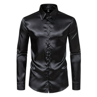 Men's Slim Fit Dress Shirt Formal Wear Stylish Comfortable Breathable Soft  Fabric Classic Design - Walmart.com