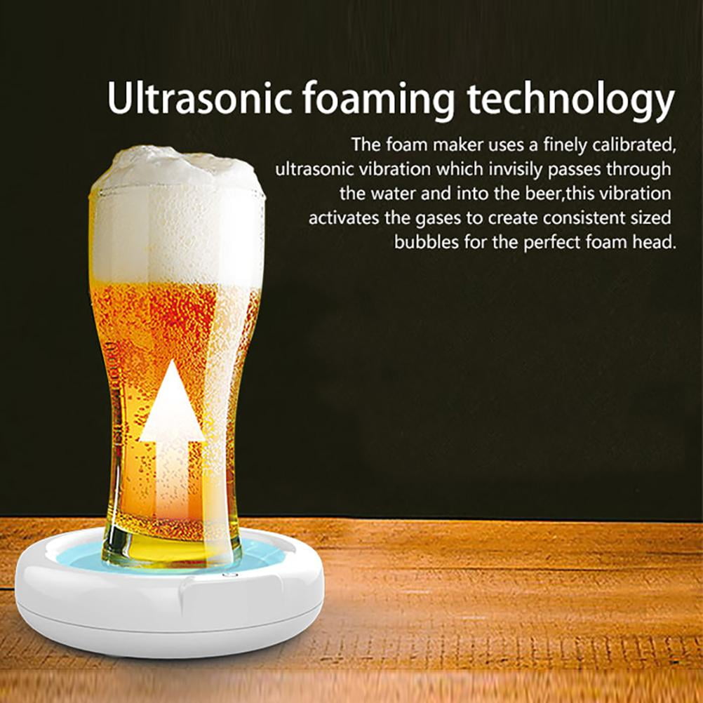 Home Work Sonic Beer Foamer Ultrasonic Frother Vibration Maker Bubbler Tool Sell 