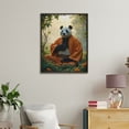 thumbnail image 4 of Paint by Numbers Kit for Adults, Panda Meditation Orange Robe Nature Paint by Numbers, Easy Paint by Numbers Kit for Adults Beginner, DIY Adult Paint by Number Kits on Canvas, 12x16in Home Decor, 4 of 7
