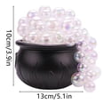 thumbnail image 4 of Halloween Decorations Indoor - DIY Bubbling Cauldron Set - Black Plastic Bowl Party Decoration - Witch Pot Halloween Decoration, Light up Transparent Balls to Decorate Witch Bubble Pot(S), 4 of 8