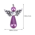 thumbnail image 3 of CIMAXIC Exquisite Angel Wing Shaped Pendants for DIY Keychains and Necklaces Assorted Color ABS Material,1.18"X0.98"X0.39", 3 of 5