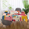 thumbnail image 5 of Yayeee Tablecloths for Rectangular Tables 60 x 120 inch Party Table Cover, Art Geometric, 5 of 6