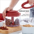 thumbnail image 3 of KitchenAid Manual Pull Food Chopper and Processor, Empire Red, 3 of 13