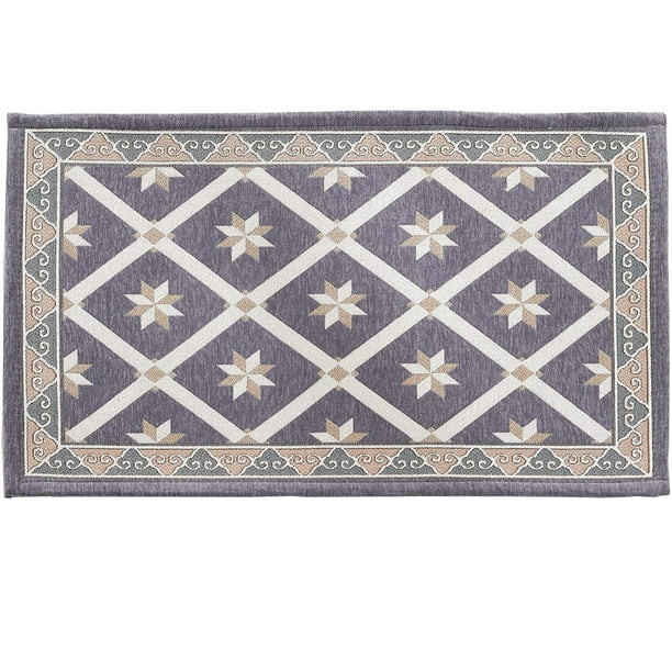 AMIDA 24"x36" Door Mat Hallway Indoor Doormat Entrance Aztec Trellis