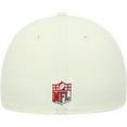 thumbnail image 4 of Men's New Era Cream Tampa Bay Buccaneers Chrome Color Dim 59FIFTY Fitted Hat, 4 of 6