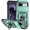 Green, variant on Fashion Case with Holder Stander Kickstand Drop Resistant Shockproof Case For Google Pixel 8A