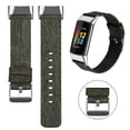 thumbnail image 2 of Uinagy New Canvas Strap for Fitbit Charge 5 (Size L), 2 of 7