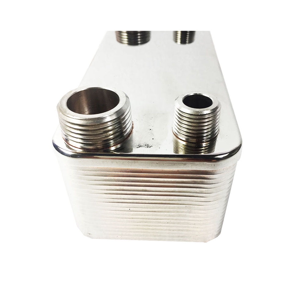 20 Plates Household Hot Water Exchanger Brazed Plate Heat Exchanger Stainless Steel