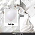 thumbnail image 2 of PartyWoo Globos de látex blancos 155 piezas 46 cm 30 cm 25 cm 13 cm, 2 of 9