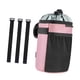 thumbnail image 2 of Bolsa para botella de agua para bicicleta, portabotellas para manillar con compartimento de malla para ciclismo Rosa, 2 of 9