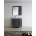 thumbnail image 4 of Imaginations Américaines  36 po W Vanity Base Set  Gris, 4 of 9