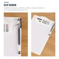 thumbnail image 4 of Qnmwood A4 Clipboard w/ Calculator & Pen Clip for Office & School, 4 of 6