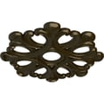 thumbnail image 3 of Ekena Millwork 20 7/8"OD x 3 5/8"ID x 1"P Angel Ceiling Medallion (Fits Canopies up to 4 3/8"), Hand-Painted Green Gold, 3 of 7