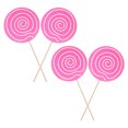 thumbnail image 4 of CIMAXIC Party 4Pcs Fake Lollipop Giant Lollipop Party Photo Props Simulation Candy Large Lollipop Model,13.78"X5.51"X0.39", 4 of 4