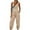 Beige, variant on jjayotai Jumpsuits for Women, Casual Summer Fall Rompers Sleeveless Loose Strap Baggy Overalls Yoga Harem Jumpers with Pockets Beige S