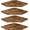 Brown, variant on Corner Shelf Wall Mount, Set of 2 Corner Floating Shelves with Cord Hole for Speaker, Cable Box, 2 Tier Wood Hanging Storage Shelf for Bathroom Living Room Bedroom, White