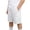 White, variant on TKKCS Boys Pull-On Cargo Shorts- Outdoor Elastic Wasit Waterproof Trendy Casual Loose Fit Kids Hiking Shorts With Multi Pockets Khaki Size 10 Years