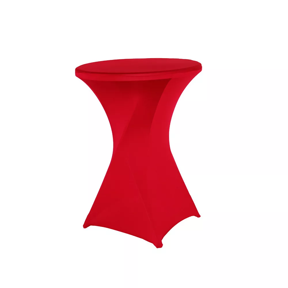 Touiyu Highboy Cocktail Round Spandex Table Cover FourWay Tight Fitted