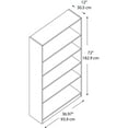 thumbnail image 3 of Bush Furniture Universal 5 Shelf Bookcase Set of 2, 3 of 4