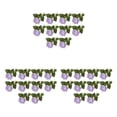 thumbnail image 4 of Ramo de Flores Artificiales de 10 Piezas Inteprter Decoración de Boda Color Morado, 4 of 6