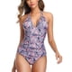 thumbnail image 5 of Bañador de bikini de una pieza con relleno y estampado superpuesto de talla grande para mujer Fridja nalpqowj20368, 5 of 9