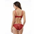 thumbnail image 3 of Varsbaby Women's Bra and Panties Set Lace Panties and Thongs Lingerie Set 3 Pce, 3 of 4