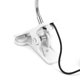 thumbnail image 2 of Luz de lectura LED USB con cuello de cisne flexible, lámpara portátil con Clip para ordenador de mesa, color blanco frío, 1W, plateado, 2 of 8