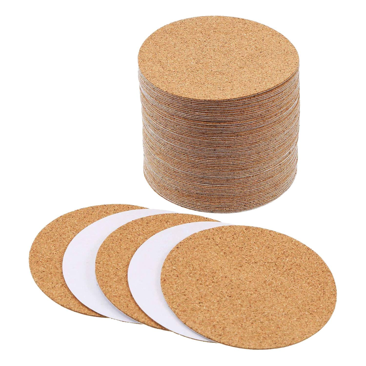 75 Adhesive Backed Cork for Coasters A Ceramic Tile/Stone 3.75 x 3.75 