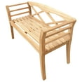 thumbnail image 4 of Teak Wood Montana Outdoor Patio & Garden Bench, 4 Foot, 4 of 6