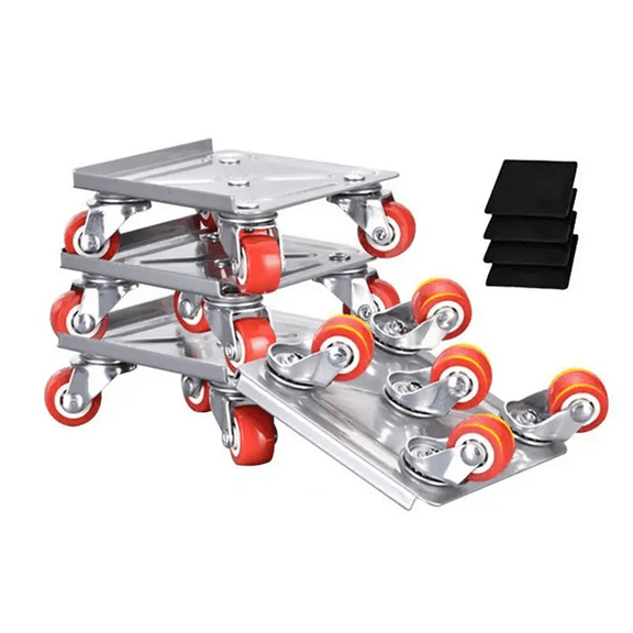 Heavy Furniture Mover 5-Wheel Dollies with Locking Wheels Load Lifter Moving Tool Set pwm25