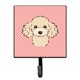 thumbnail image 1 of "Caroline's Treasures BB1258SH4 Correa de caniche o llavero de color rosa con diseño de tablero de ajedrez, pequeño, multicolor" Caroline's Treasures BB1258SH4, 1 of 1