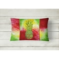 thumbnail image 2 of Carolines Treasures 8395PW1216 Pineapple Canvas Fabric Decorative Pillow, 12H x16W, multicolor, 2 of 3