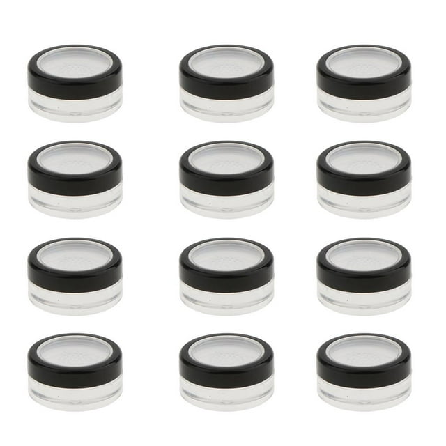 Tarro de polvo suelto Recargable Macarena Caja de maquillaje en polvo suelto 12 Cajas