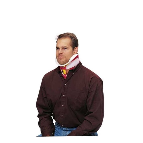 Ferno Cervical Extrication Collar, Polyethylene Foam, 27 in L, White 822074