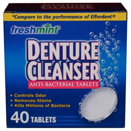 Freshmint Denture Cleanser Tablets, 24 Per Case