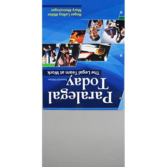 Pre-Owned Bundle: Paralegal Today: The Legal Team at Work, Loose-Leaf Version, 7th MindTap Paralegal, 1 term (6 months) Printed Access Card, 9781337370677, Paperback, 7
