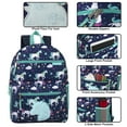 thumbnail image 2 of 17 Inch Plush Prancing Unicorns Backpack with Plush Applique for Travel, Camping and Commuting, 2 of 9