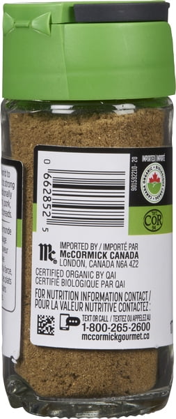 McCormick Gourmet, New Bottle, Premium Quality Natural Herbs & Spices, Organic Rubbed Sage