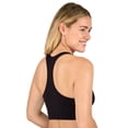 thumbnail image 3 of Fruit of the Loom Women's Seamless Racerback Longline Bra, 2-Pack, Sizes XS-4XL, 3 of 8