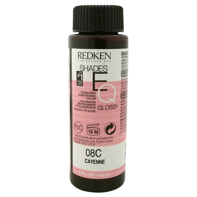 Redken Shades Eq Hair Color Gloss 08C, Cayenne, 2 Oz