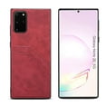 thumbnail image 1 of Allytech Galaxy Note 20 Ultra Case with Cards Holders, PU Leather Slim Fit Drop Protection Shockproof Wireless Charing Support Bumper Defender Back Cover Case for Samsung Galaxy Note 20 Ultra,Red, 1 of 1