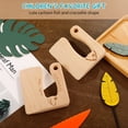 thumbnail image 4 of 2 piezas de cuchillo de madera para niños para cocinar, cuchillos seguros para niños, cuchillo de madera para niños para cocinar y cortar verduras y frutas, 4 of 5