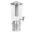 thumbnail image 6 of BirdRock Home 1.5 Gallon Stainless Steel Beverage Dispenser with Ice Container, Stand & Spigot | Round | BPA Free Clear Acrylic, 6 of 9