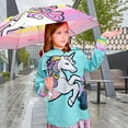 thumbnail image 2 of Addie & Tate Umbrella and Raincoat Set for Kids Ages 3-5 - Unicorn Design, 2 of 6