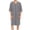 Gray-02, variant on LONKITO Men's Pajama Nightshirt Long Nightgown Comfort Lounge Sleep Shirt Short Sleeve Nightshirts
