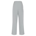 thumbnail image 5 of Scrub Suits for Women V Neck Ruched Top with Pockets & Straight Pants Medical Workwear for Nurses, Pet Care, 5 of 9