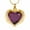 Gold/Puprle, variant on Personalized Engrave Crystal Heart Cremation Jewelry for Ashes Holder Urn Necklace for Ashes of Loved One