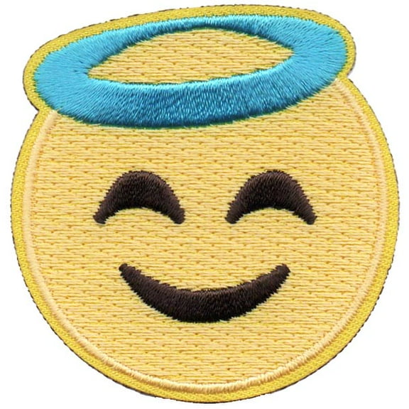 12 pieces 2" Custom Activity Scouts Applique Fun Patches - Emoji - Angel Patch