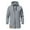 Z01-Grey, variant on Men's Warm Winter Jacket, Hoodie with Zip, Hooded Jacket with Arm Pocket, Sweat Jacket, Windproof Trench Coat, Short Winter Coat, Comfortable Warm Men's Jackets for Leisure, Camping